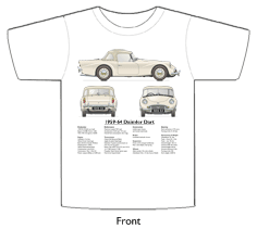 Daimler Dart SP250 1959-64 (disc wheels) T-shirt Front